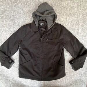 Men's Billabong Black Hooded Jacket